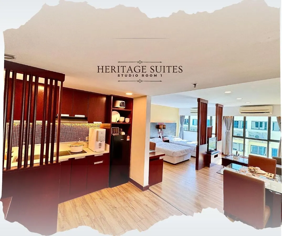 Appartamento New Homestay !! Heritage Suites Near Imago Mall City Central , Free Highspeed Wifi & Netflix , Kota Kinabalu