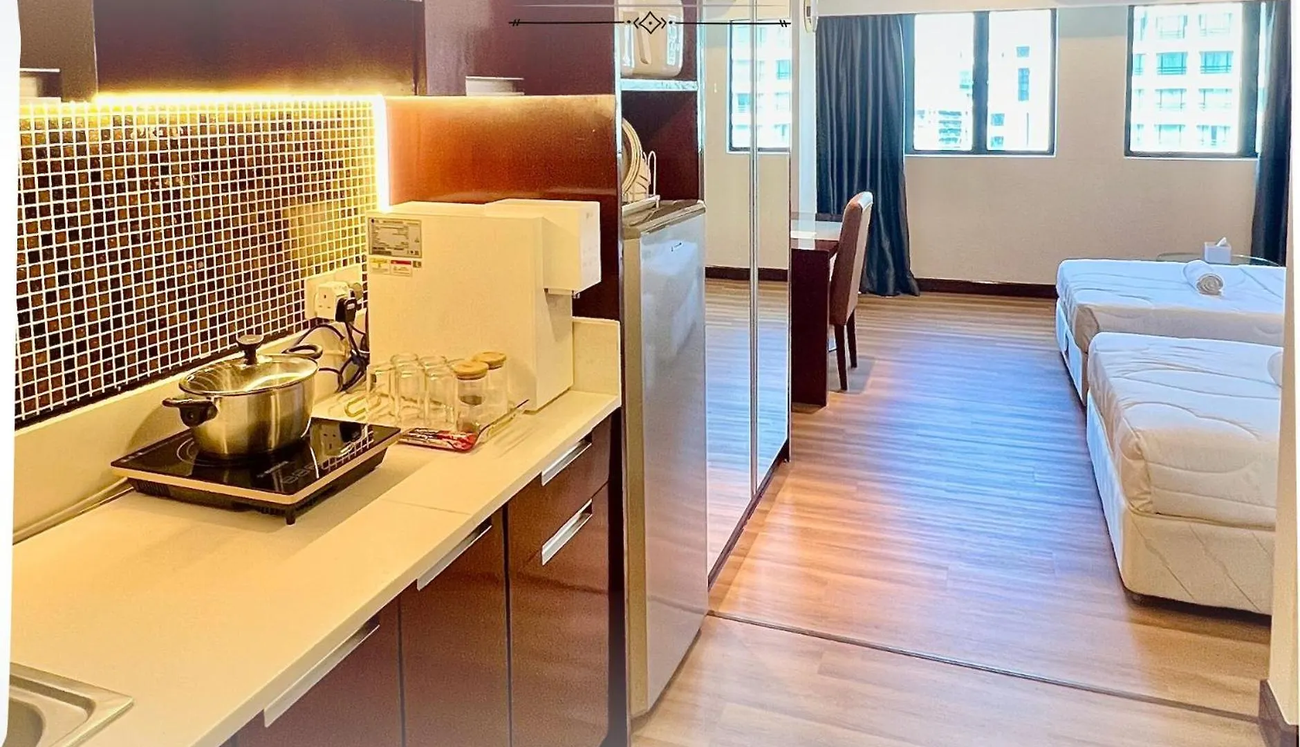 Appartamento New Homestay !! Heritage Suites Near Imago Mall City Central , Free Highspeed Wifi & Netflix , Kota Kinabalu Malesia